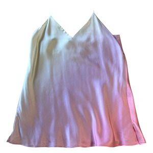 Cami NYC Silk Cami Top Gradient Lavender Pink Sleeveless Blouse Size S